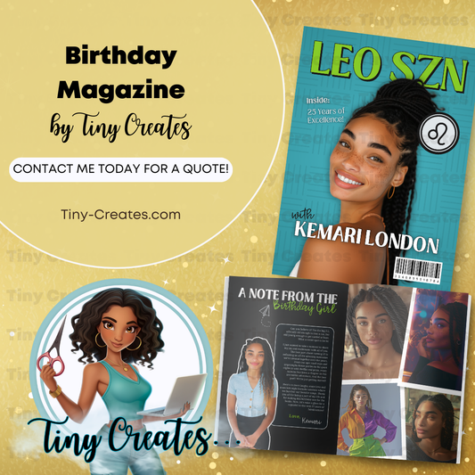 *Custom* Birthday Magazine