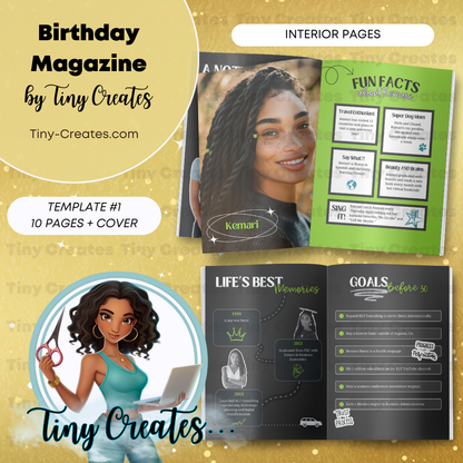 *Custom* Birthday Magazine