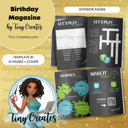 *Custom* Birthday Magazine