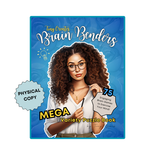 TinyCreates... Brain Benders: MEGA Variety Puzzle Book