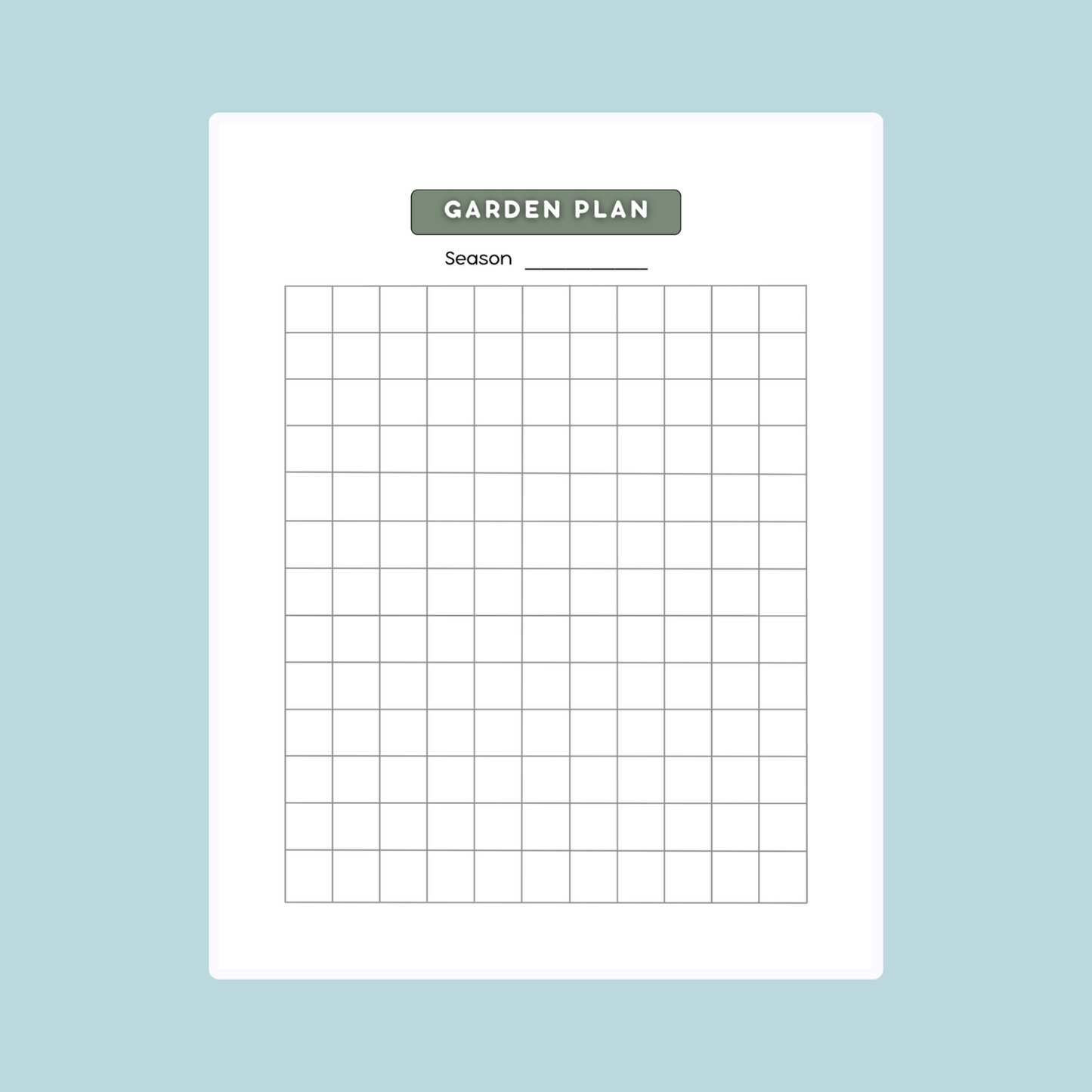 (Printable) Gardener's Journal: Planner & Care Sheets