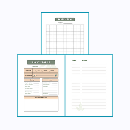 Gardener's Journal: Planner & Care Sheets