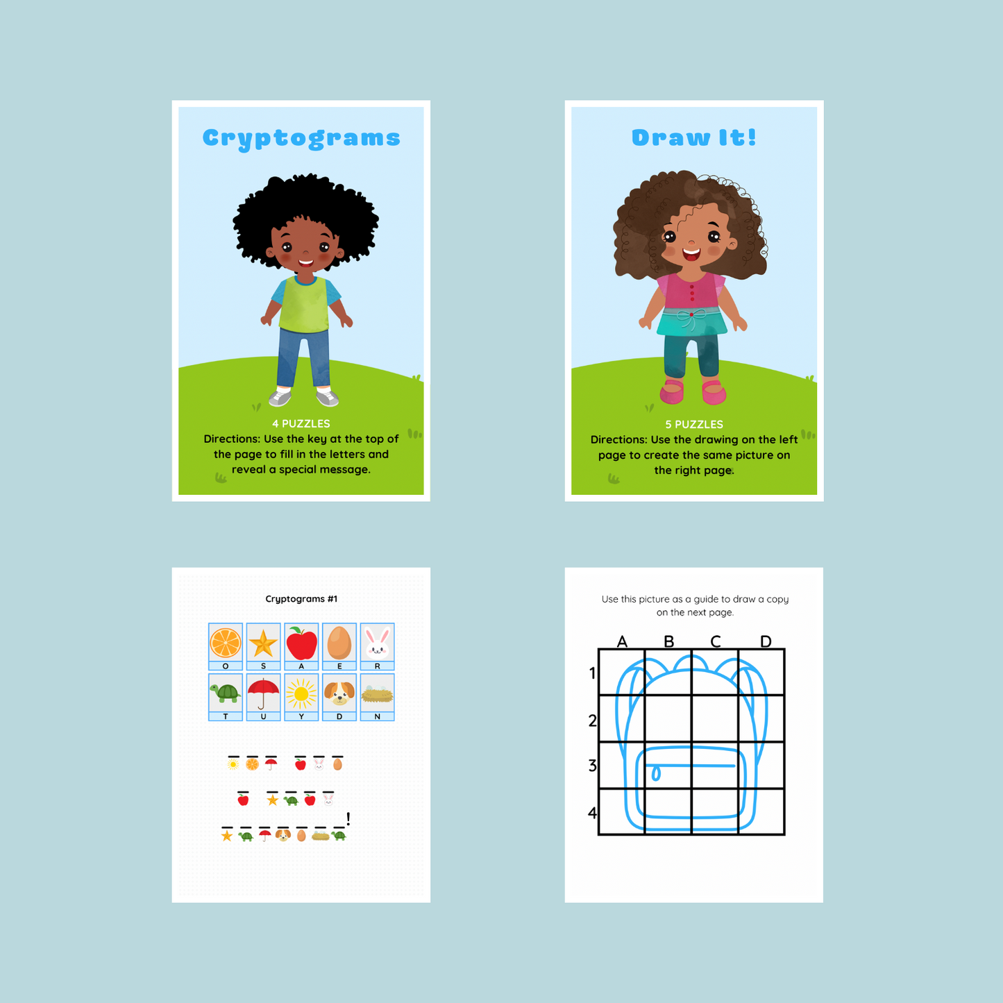 (Printable) TinyCreates... Brain Benders: Kids Edition